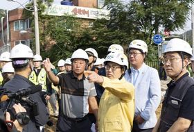 호우 예보 앞두고 신안산선 복구 현장 찾은 김동연 경기도지사, “지나침이 모자람보다 낫다는 각오로 대비
