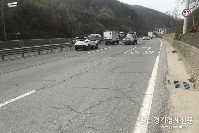 죽전 대지고개 일원 도로)