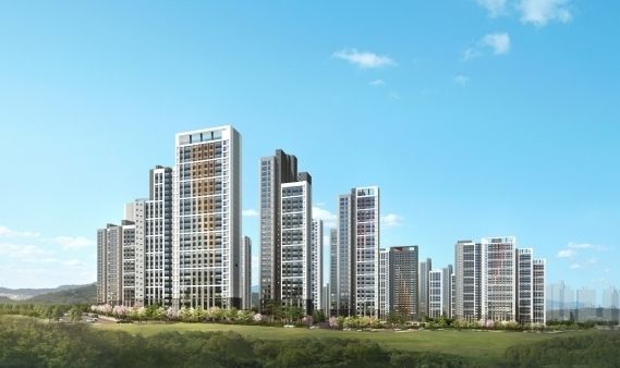 ‘힐스테이트 용인 고진역 조감도