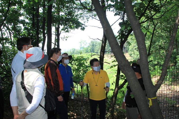 안승남 구리시장, ‘세계문화유산 동구릉 둘레길 힐링 명소 조성’위한 현장 방문