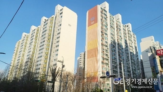 수원시 권선구 호매실 GS아파트 전경