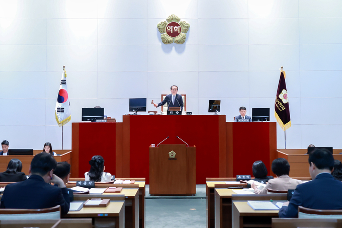 <strong>제293회 성남시의회 제1차 정례회 전경</strong>