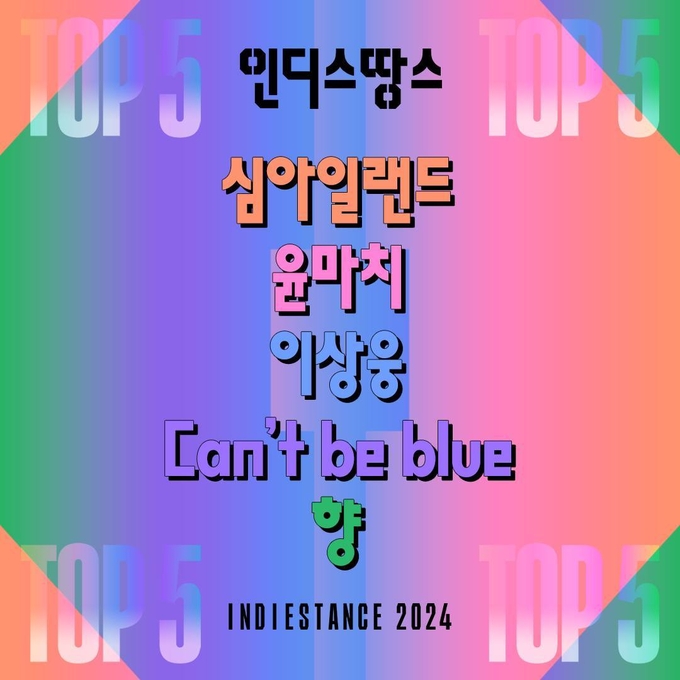 <strong>인디스땅스 TOP5</strong>