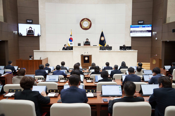<strong>제288회 제2차 정례회 제3차 본회의 모습</strong>