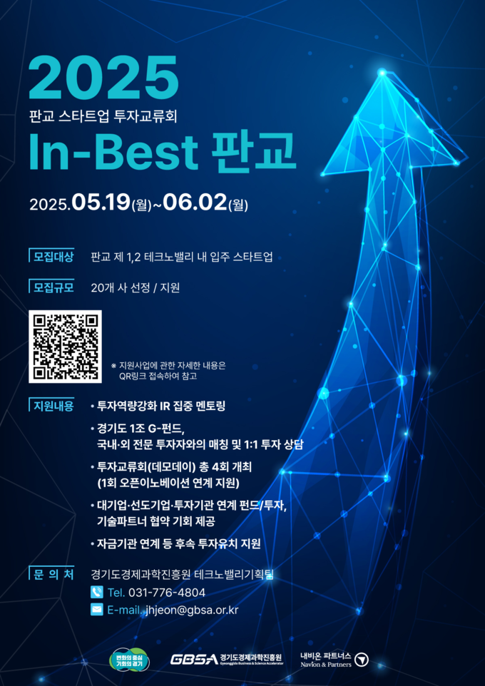<strong>In-Best 참여기업 모집 포스터</strong>