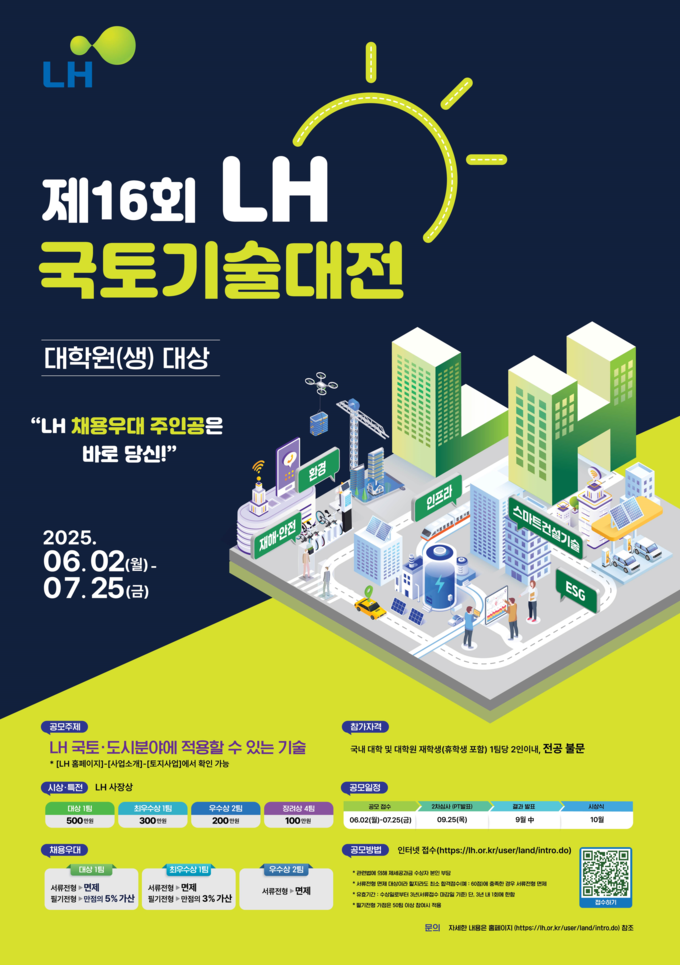 <strong>제16회 LH 국토기술대전 포스터</strong>