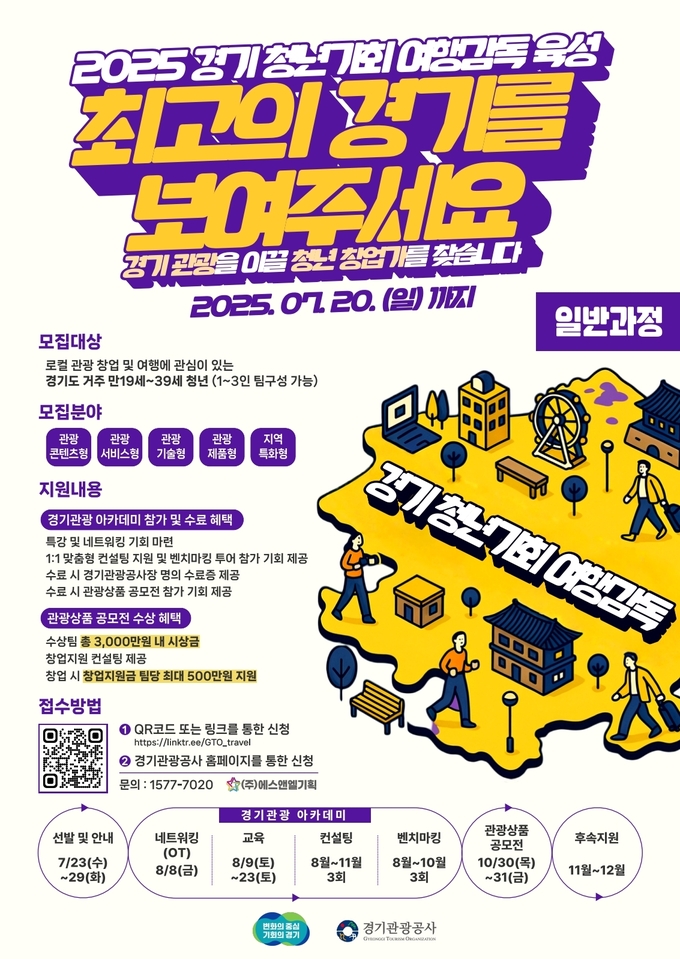 <strong>2025 경기 여행감독 모집 포스터 / 일반과정</strong>