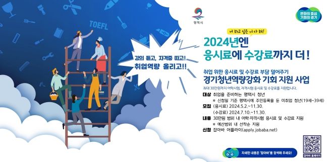 평택시, ‘2024년 경기청년 역량 강화 기회 지원 사업’ 추진