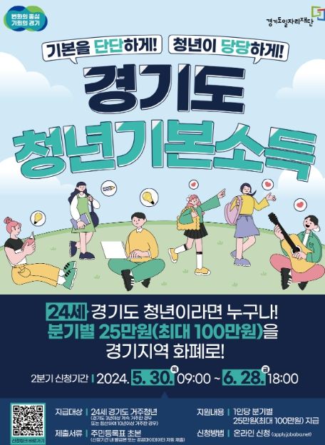 2024년 2분기 청년기본소득 홍보문