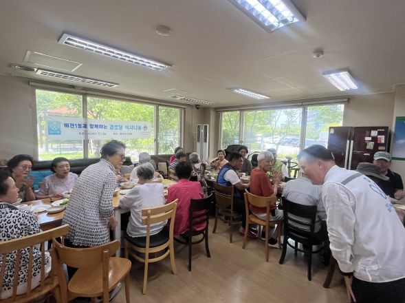 사단법인 더 나눔, 평택시 비전1동 6개 경로당에 삼계탕 나눔