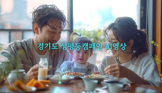 경기도, 인공지능 활용한 결혼‧출산‧양육의 성평등 캠페인 영상 공개