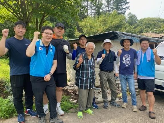 파주 법원읍 지역사회보장협의체, 한국자유총연맹과 집수리 봉사