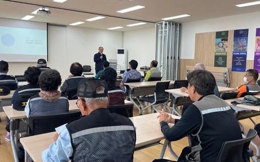 파주시 운정4동 실버경찰대, 자원봉사자 기본교육 실시