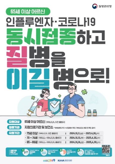경기도, 20일부터 인플루엔자 예방 무료 접종…어린이·임신부·65세 이상
