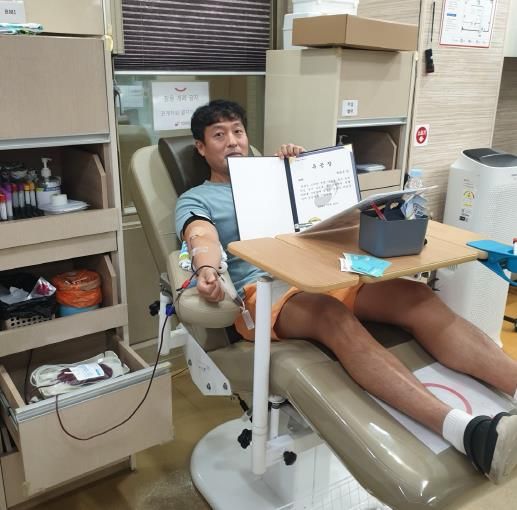용인도시공사 헌혈왕 박정우