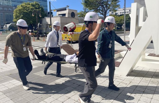 안양산업진흥원, 안양소방서와 소방 합동 훈련 실시