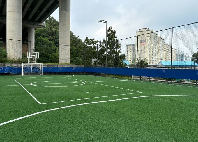 상하동 다목적구장 전경