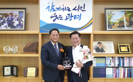 배달특급, 활성화 기여 광명시에 감사패 전달