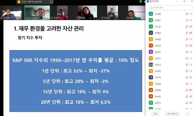 파주시, 중장년층 자산관리 돕는 취업특강 운영…18명 수료
