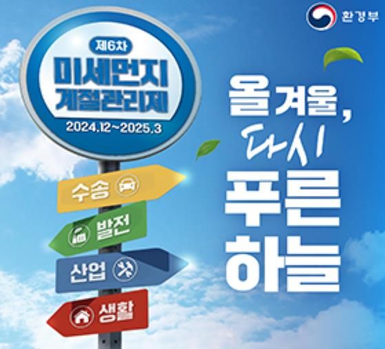 파주시, 2025년 3월까지 제6차 미세먼지 계절관리제 시행