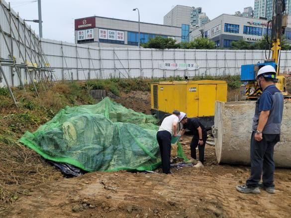 건설폐기물 배출자 점검 전경