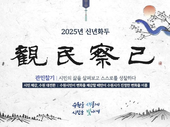 2025년 수원시 신년화두