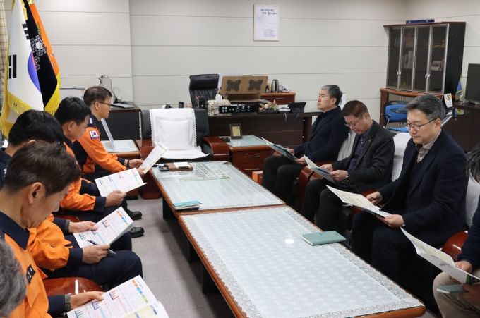 화성특례시 정구원 제1부시장, 화성소방서 격려 방문