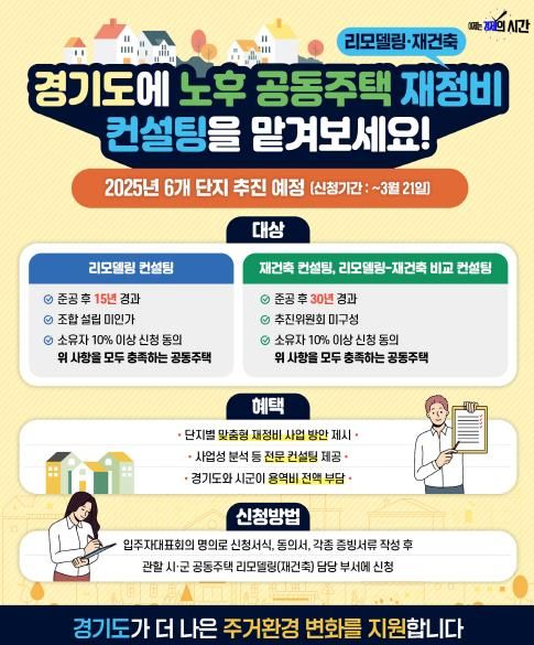 노후 공동주택 재정비 컨설팅