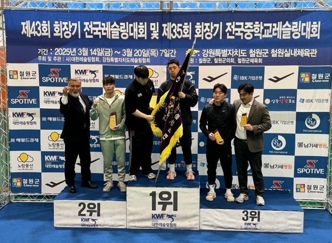 평택시청 레슬링팀, '제43회 회장기 전국레슬링대회' 금2, 은3, 동2 획득!