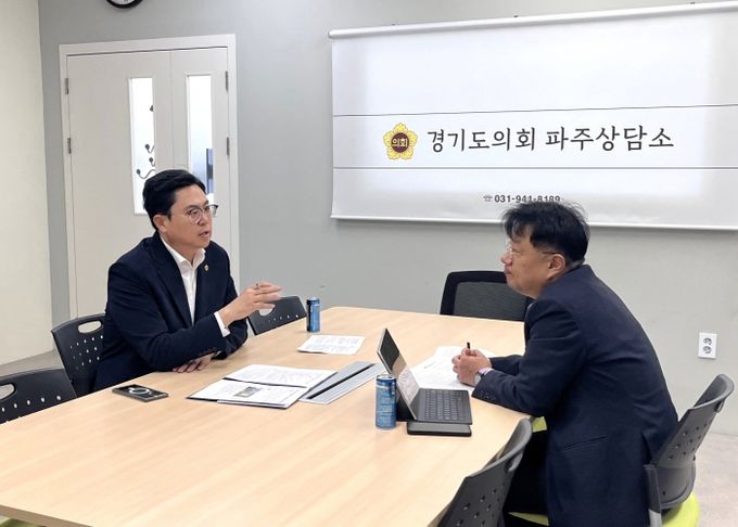 이용욱 의원, 경과원의 파주 이전 위한 전폭적 지지와 협력에 최선 다할 것