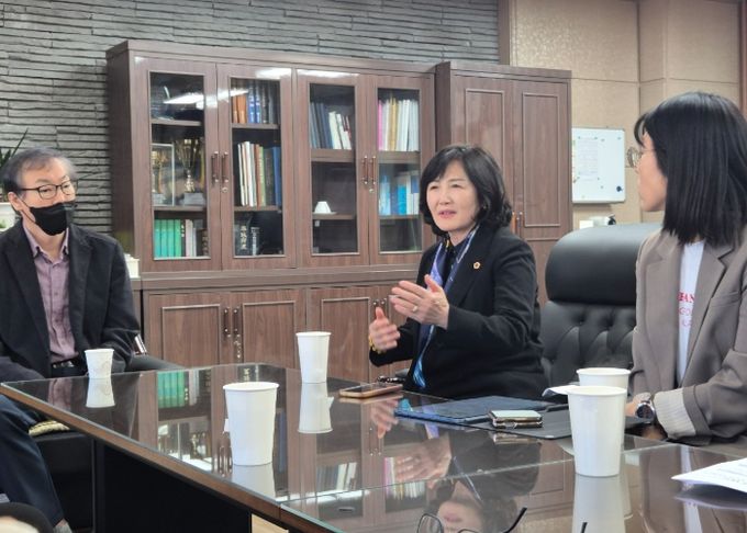 김영희 의원, 오산 교육현안 집중 점검…학교 환경개선 적극 추진