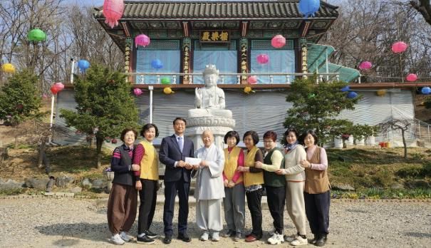 의왕시 부곡사, 영남지역 산불피해 성금 300만원 기탁