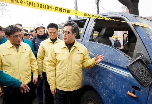 3월7일 김동연 지사 포천 오폭사고 현장 방문