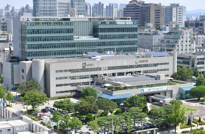 수원시청 전경