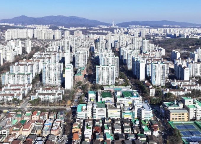 분당신도시 전경