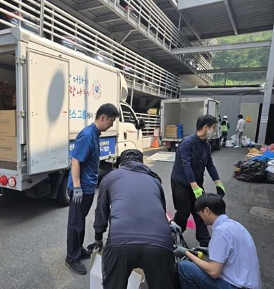 파주시, 전 부서 및 유관기관 대상 폐자원 수거…폐토너 1,675개, 폐건전지 352kg