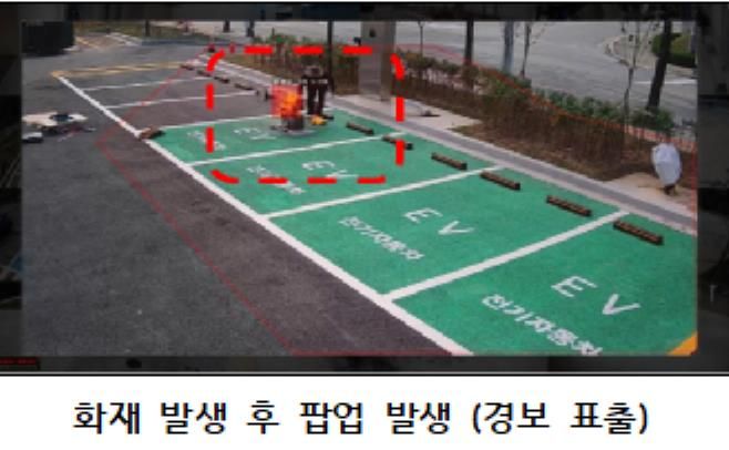 화재 발생 후 경보 표출