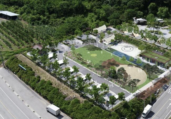 청량산 수원캠핑장 계획도