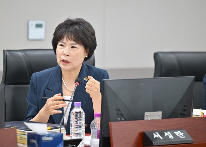 경기도의회 건설교통위원회 소속 서성란 의원(국민의힘, 의왕2)