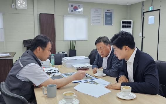 경기도의회 이영주 의원, 지하수 고갈 피해 민원 관련 옥정~포천 광역철도 공사현장 방문