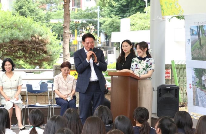 안양시, 대안여중・안양서초에 ‘학교숲’ 조성