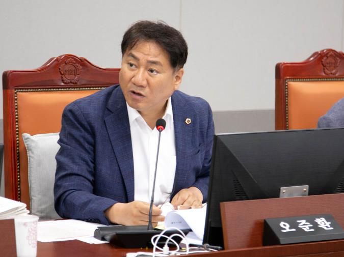 경기도의회 오준환 의원, 경기도 돈, 왜 남 좋은 일만... 관내 업체 키우자!