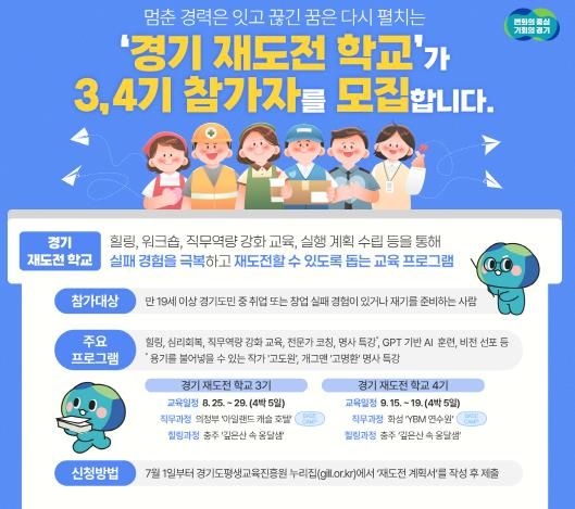경기 재도전학교 3,4기 모집