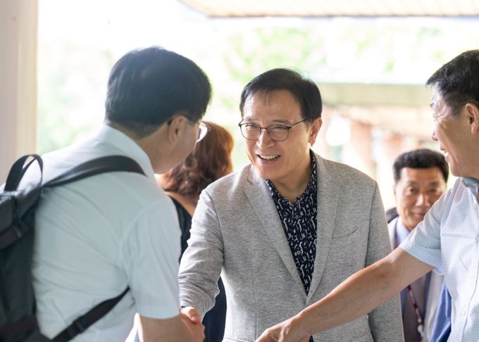 미래첨단농업학교 조성 학교 방문