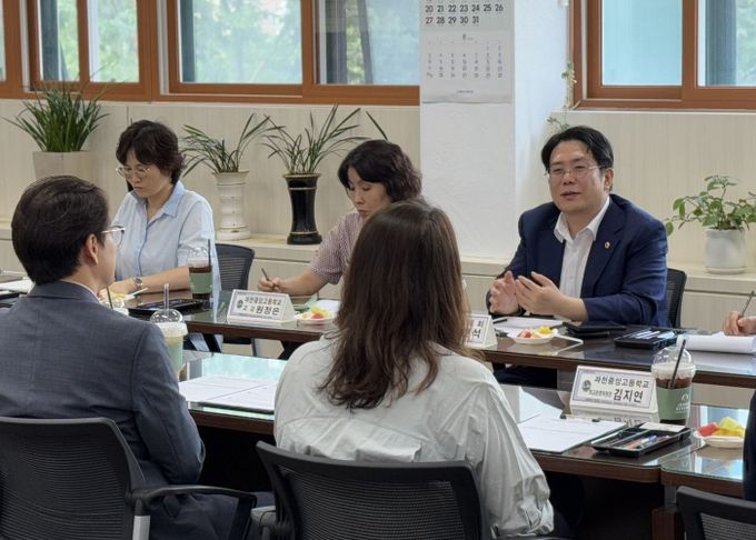 경기도의회 김현석 의원, 과천중앙고 학교시설 실태 점검