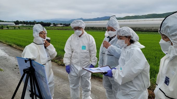 파주 아프리카돼지열병(ASF) 발생농가 긴급 방역 현장 점검