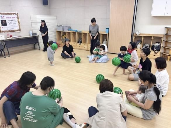 용인특례시가 드림스타트 영유아 발달지원을 위해 마련한 프로그램 모습