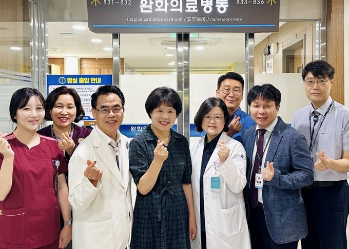 서성란 의원, “호스피스 자원봉사 제도화·지원책 마련 시급” 지샘병원 정담회서 밝혀