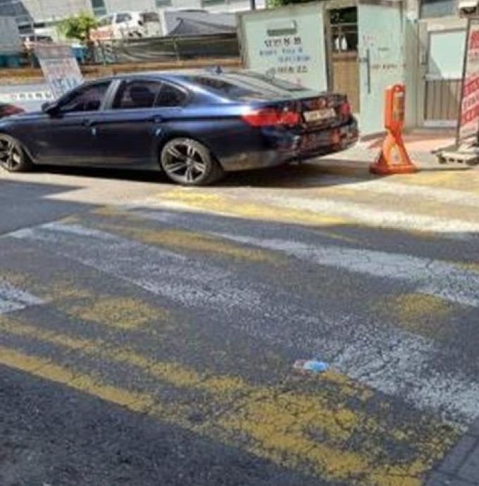 수택동 374-22 과속방지턱 재도색