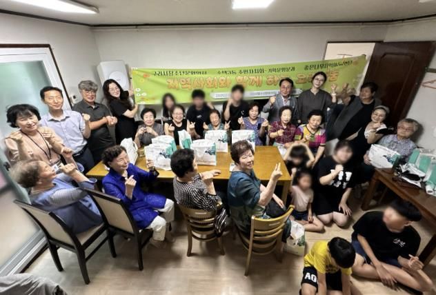 지역사회와 함께 하는 요리나눔 봉사활동(수택동 럭키제일경로당 방문)